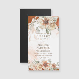 Trending Terracotta Pampas Gras Bruiloft