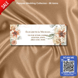 Trending Terracotta Pampas Grass Wedding Etiket