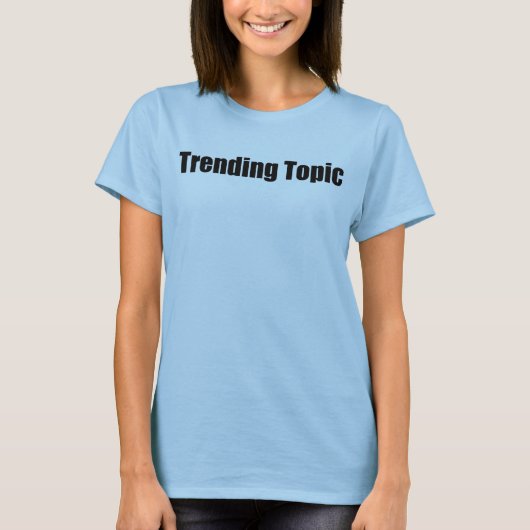 Trending topic t-shirt (Voorkant)