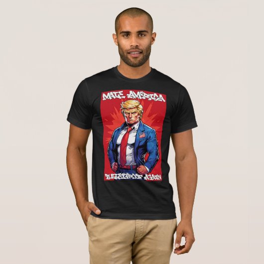 Trending Trump | Maak Amerika weer groot T-shirt (Voorkant volledig)