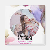 Trending watercolor FOTO Cadeau Moody Magneet (Voorkant)