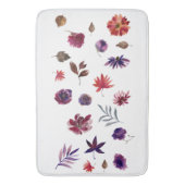 Trending Waterverf Floral Badmat (Voorkant Verticaal)