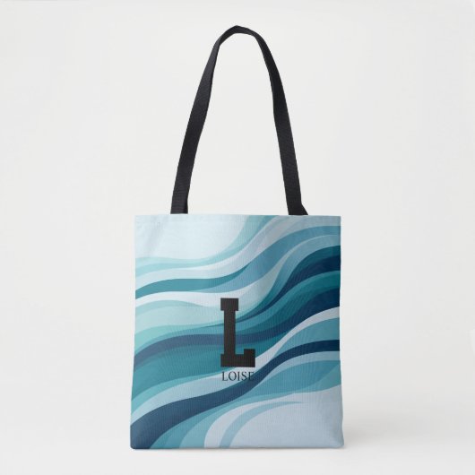 Trending Wave Monogram Canvas Tas (Voorkant)