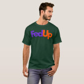 Trendingees GefrustreerdZwart retro T-shirt (Voorkant volledig)