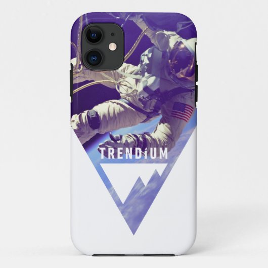 Trendium Authentic Astronaut in Inverted Driehoek Case-Mate iPhone Case (Achterkant)