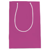 Trendkleur - Berry Medium Gift Bag Cadeauzakje (Voorkant)