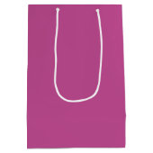 Trendkleur - Berry Medium Gift Bag Cadeauzakje (Achterkant)