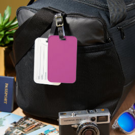 Trendkleur - Berry Pink Bagagelabel