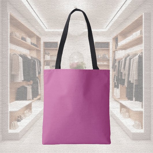 Trendkleur - Berry Pink Canvas tas