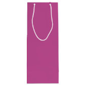 Trendkleur - Berry Wine Gift Bag Wijn Cadeautas (Achterkant)