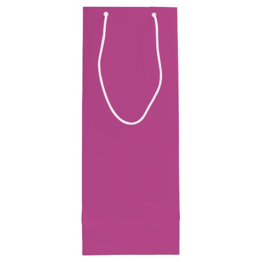 Trendkleur - Berry Wine Gift Bag Wijn Cadeautas (Achterkant)