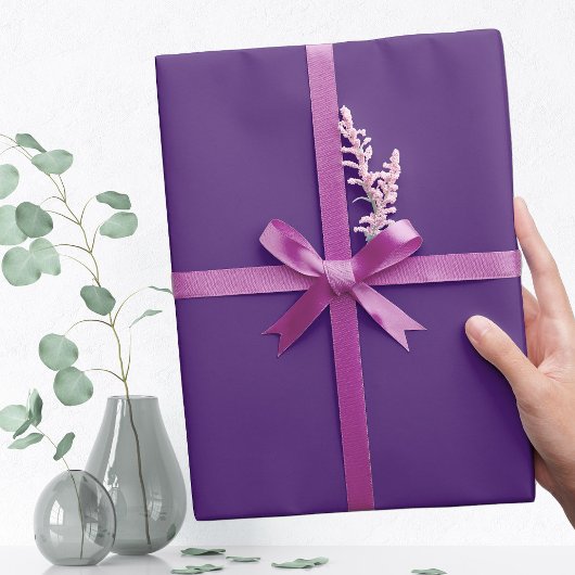 Trendkleur Blauw Paarse Cadeaupapier