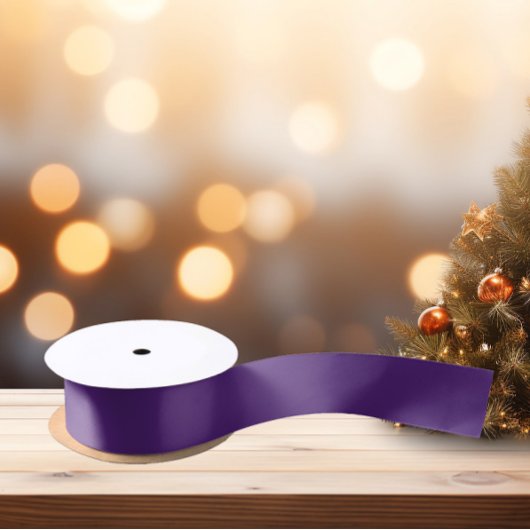 Trendkleur Blauw Paarse Satijnen Lint