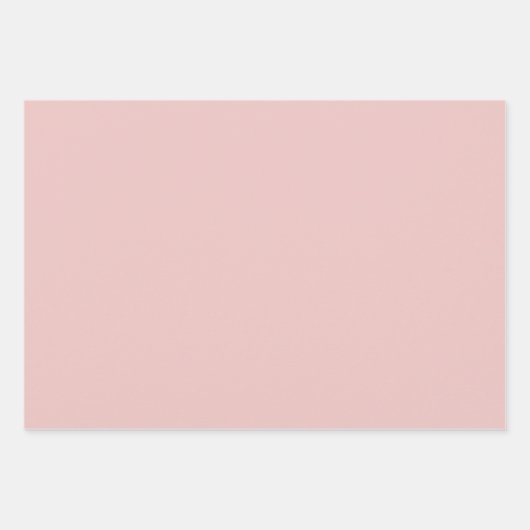 Trendkleur Bourgogne Roze Salie Inpakpapier Vel (Voorkant 2)