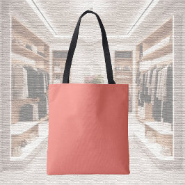 Trendkleur - Coral Sunset Canvas tas