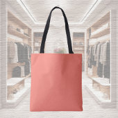 Trendkleur - Coral Sunset Canvas tas