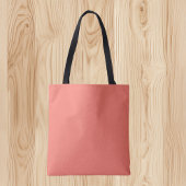 Trendkleur - Coral Sunset Canvas tas