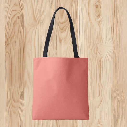 Trendkleur - Coral Sunset Canvas tas