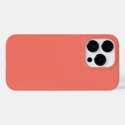 Trendkleur - Coral Sunset Case-Mate iPhone Case (Achterkant (horizontaal))