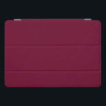 Trendkleur - Dark Bourgogne - iPad Smart Hoesje iPad Pro Cover<br><div class="desc">Moderne en stijlvolle effen kleurige donkerbordeaux/donkerrode wijn iPad Smart Hoesje van ons "Trendy Pink Christmas Color Collectie". Elegant effen donker bordeaux niet alleen voor Kerstmis.</div>