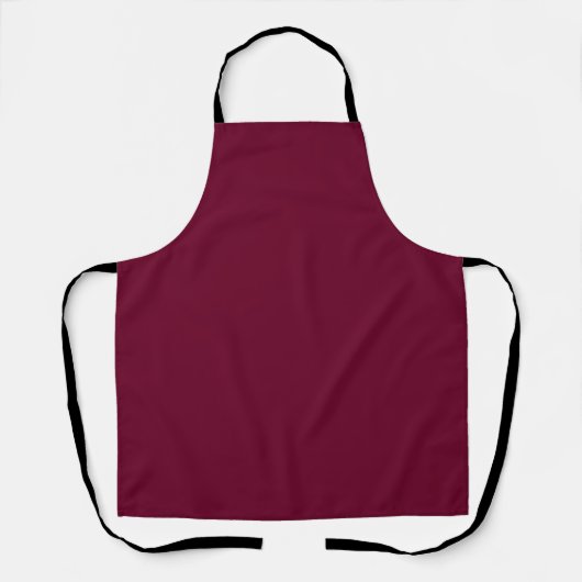 Trendkleur - Dark Bourgogne Schort (Voorkant)