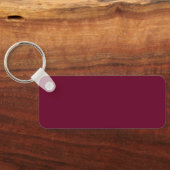 Trendkleur Dark Bourgondische Sleutelhanger (Achterkant)