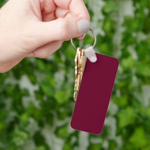 Trendkleur Dark Bourgondische Sleutelhanger