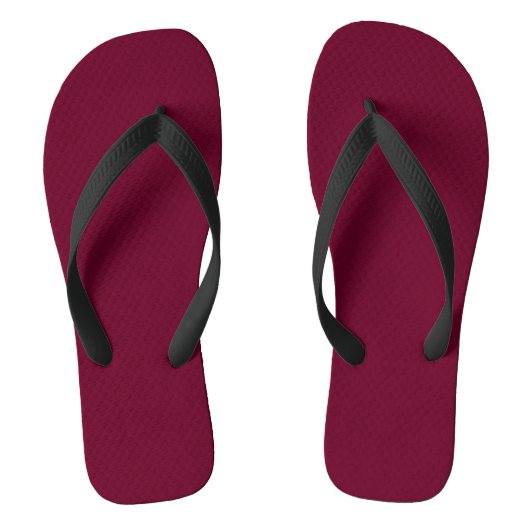 Trendkleur Dark Bourgondische Teenslippers (Voetbed)