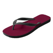 Trendkleur Dark Bourgondische Teenslippers (Schuin)