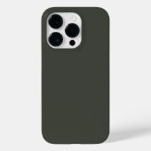 Trendkleur - Donker bos grijs Case-Mate iPhone Case (Achterkant)
