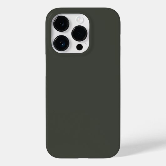 Trendkleur - Donker bos grijs Case-Mate iPhone Case (Achterkant)