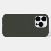 Trendkleur - Donker bos grijs Case-Mate iPhone Case (Achterkant (horizontaal))