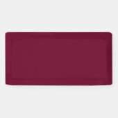 Trendkleur Donker Bourgogne Banner (Horizontaal)
