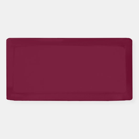 Trendkleur Donker Bourgogne Banner (Horizontaal)