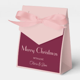 Trendkleur Donker Bourgogne Bedankdoosjes