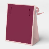 Trendkleur Donker Bourgogne Bedankdoosjes (Achterkant)