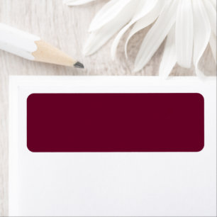 Trendkleur - Donker Bourgogne - Label