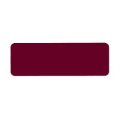 Trendkleur - Donker Bourgogne - Label (Voorkant)