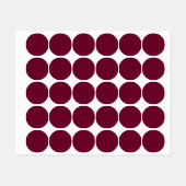 Trendkleur - Donker Bourgogne - Labels (Vel)