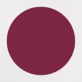 Trendkleur - Donker Bourgogne - Labels (Design 2)