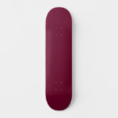 Trendkleur Donker Bourgogne Skateboard (Voorkant)