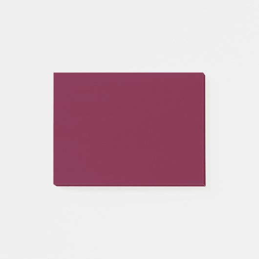 Trendkleur - donkere bordeaux Post-it notities Post-it® Notes (Voorkant)