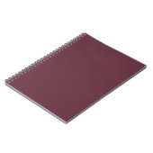 Trendkleur - Donkerrood Notitieboek (Linkerzijde)