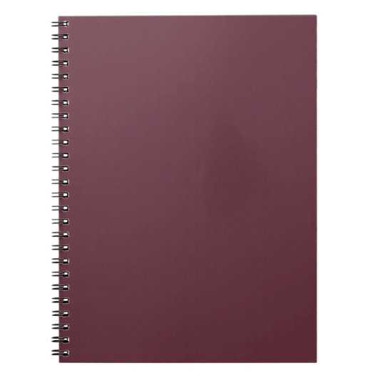 Trendkleur - Donkerrood Notitieboek (Voorkant)