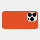 Trendkleur - Flame Red Case-Mate iPhone Case (Achterkant (horizontaal))