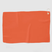 Trendkleur - Flame Red Golf Handdoek (Horizontaal)