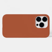 Trendkleur - Gebrand koper Case-Mate iPhone Case (Achterkant (horizontaal))