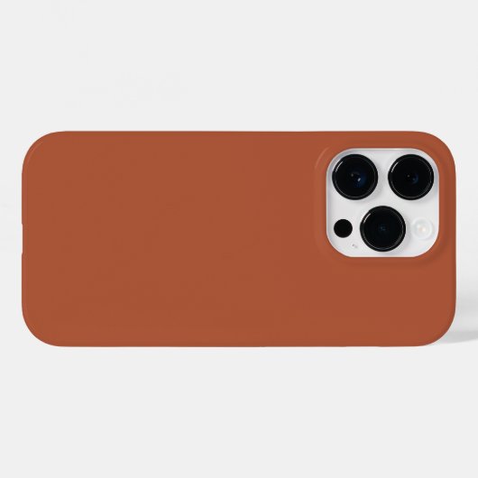 Trendkleur - Gebrand koper Case-Mate iPhone Case (Achterkant (horizontaal))