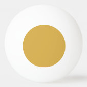 Trendkleur - Gouden Gele Ping Pong Ball (Voorkant)