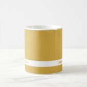 Trendkleur - Goudgele naam Mok (Center)